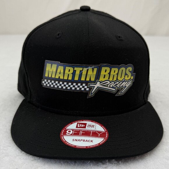 New Era 9Fifty Other - Martin Bros Racing Snapback Adjustable Cap Hat Black New Era 9Fifty